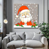 Painting by Numbers Christmas Motif Santa Claus Snow